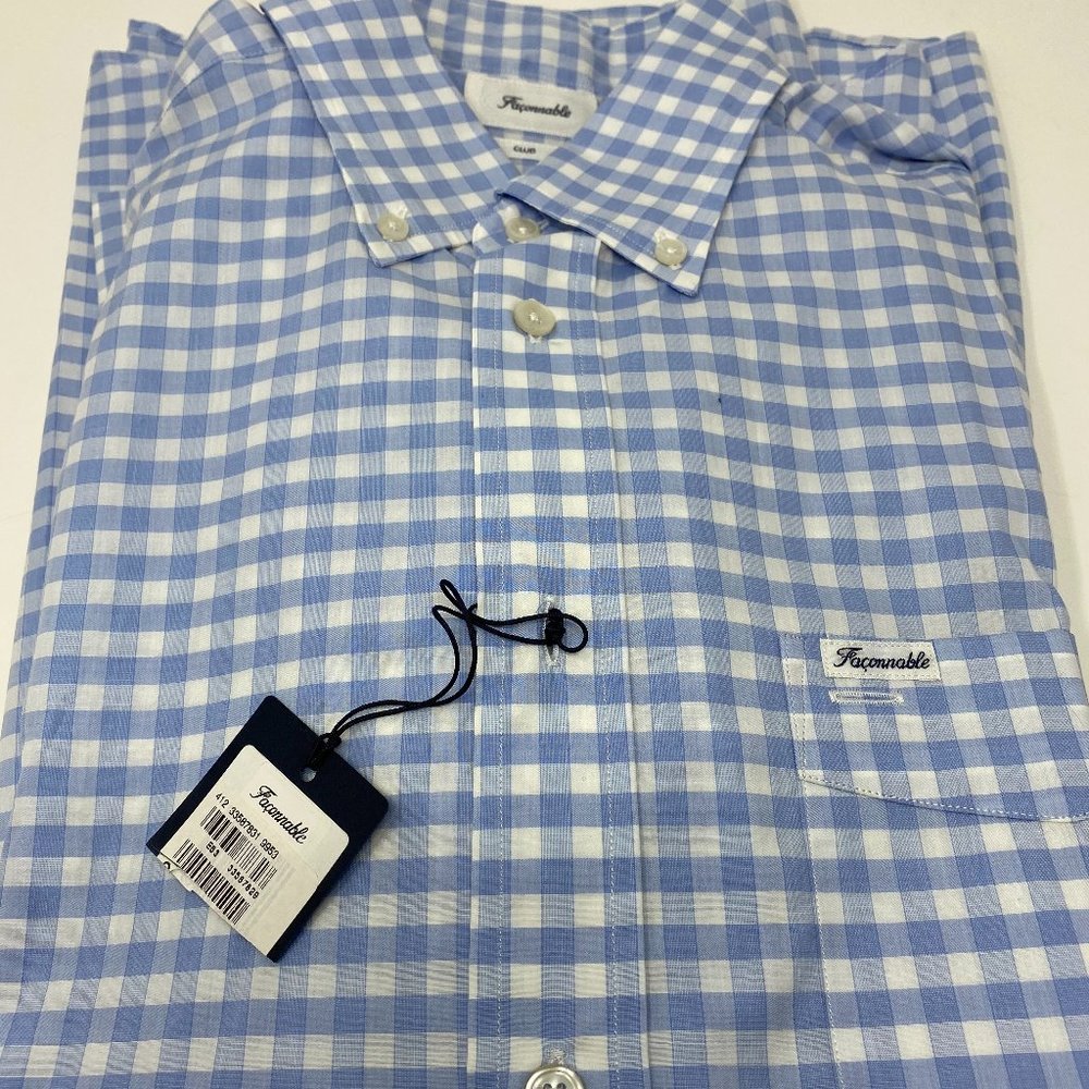 Faconnable Club Button Down Shirt NWWT